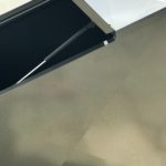 Lixeira aço condomínio calçada