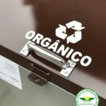 Lixeira aço condomínio calçada