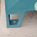 Lixeira aço condomínio calçada
