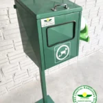 Lixeira Pet com Poste