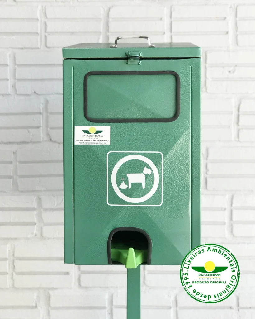 Lixeira Pet com Poste