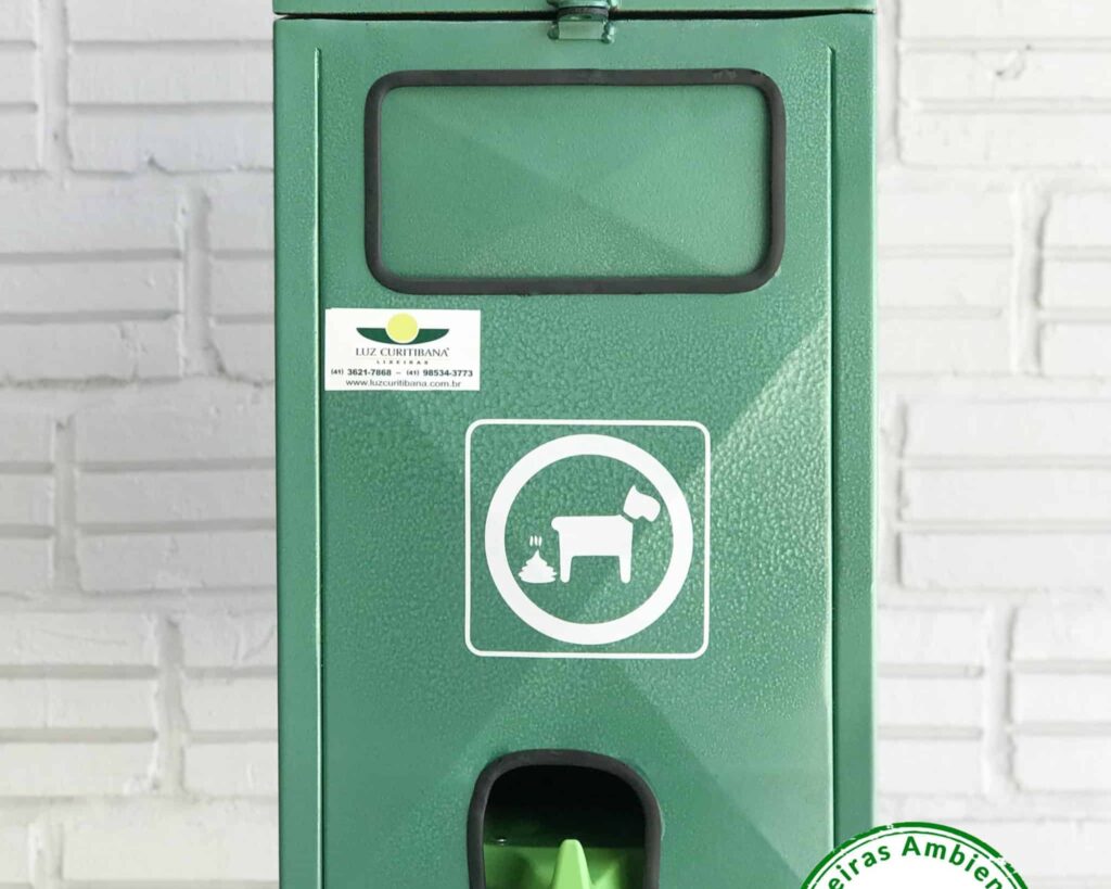 Lixeira Pet com Poste