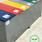 Coleta seletiva 3,00mx0,90cmx0,90cm 06 tampas - imagem 2