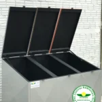 Coleta seletiva 1,50mx0,90cmx0,90cm com 03 tampas - imagem 3