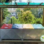 Coleta seletiva 3,00mx0,90cmx0,90cm 04 tampas - imagem 6