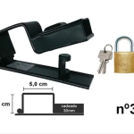 Trava- Protetor de porta cadeado